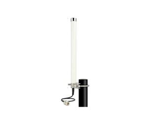 Antenne LTE N Buchse 2-6,5 dBi 270 mm Omni Starr weiß Outdoor Masthalterung Delock