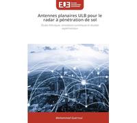 Antennes planaires ULB pour le radar à pénétration de sol: Études théoriques, simulations numériques et résultats expérimentaux