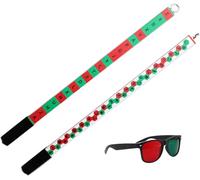 Anteojos rojos y verdes, juego de bastoncillos de escaneo, entrenamiento visual, juego de bastoncillos de escaneo for entrenamiento de ambliopía, entrenamiento de regulación mano-ojo-cerebro