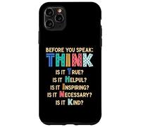 Antes de Hablar, Piensa | Motivación & Inspiración Carcasa para iPhone 11 Pro MAX