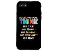 Antes de Hablar, Piensa | Motivación & Inspiración Carcasa para iPhone SE (2020) / 7/8