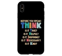 Antes de Hablar, Piensa | Motivación & Inspiración Carcasa para iPhone XS MAX