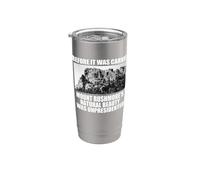 ANTES DE QUE FUERA TALLADO LA BELLEZA DE MT RUSHMORE UNPRESIDENTED Meme Vaso térmico de acero inoxidable de doble pared