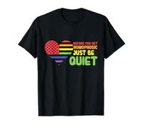 antes de que te vuelvas homofóbico solo sé tranquilo mes del orgullo Camiseta