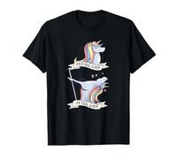 Antes del Vino vs DESPUÉS del Vino Borracho Unicornio Mágico Meme Amigo Camiseta