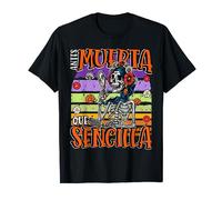 Antes muerta que simple Divertido Español Halloween Camiseta