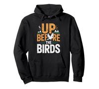 Antes Que Los Pájaros Sendero del Amanecer Senderista Mañana Sudadera con Capucha