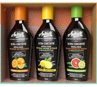 Antésite - ¡ Estuche AGRUMES PARTY ! - Naranja de México - Limón Amarillo de Italia & Eucalipto - Mandarina de Brasil & Bergamota - Fabricado en Francia - 3 x 13 cl