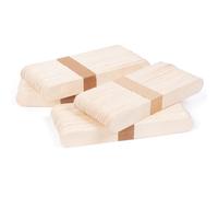 ANTETOK 20 cm, 200 palitos naturales jumbo para manualidades, 20 cm de longitud, acabado de madera, depresores de lengua, palitos de helado de madera de abedul