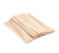 ANTETOK Palitos para remover café y té, hechos de madera de abedul, desechables, suaves, para bebidas calientes, 100 unidades, 19,05 cm, 190 mm, sin envoltura