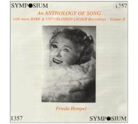 Anthology of Song II by Frieda Hempel (2007-11-06)