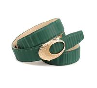 Anthoni Crown Automati Ledergürtel Cinturón, Verde, 75 Mujeres