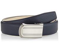 Anthoni Crown Ledergürtel Cinturón, Azul Oscuro, 100 cm para Hombre