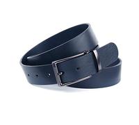 Anthoni Crown Ledergürtel Cinturón, Dunkelblau, 95 para Hombre