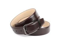 Anthoni Crown Ledergürtel Cinturón, Dunkelbraun, 95 para Hombre