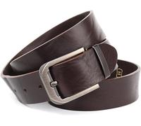 Anthoni Crown Ledergürtel Cinturón, marrón Oscuro, 110 cm Unisex Adulto