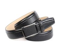 Anthoni Crown Ledergürtel Cinturón, Negro, 85 para Hombre