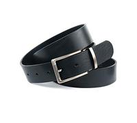Anthoni Crown Ledergürtel Cinturón, Negro, # para Hombre
