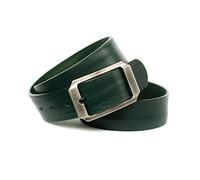Anthoni Crown Ledergürtel Cinturón, Verde, 110 para Hombre