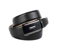 Anthoni Crown Ledergürtel D73av10schw Cinturón, Negro, 100 cm para Hombre