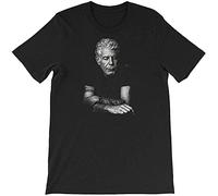 Anthony Bourdain - Camiseta divertida de algodón para cumpleaños, regalo vintage para hombre, Negro, L