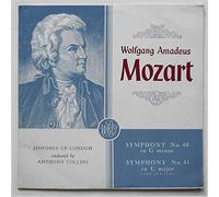 Anthony Collins, Sinfonia Of London - Wofgang Amadeus Mozart: Symphony No. 40 in G Minor, Symphony No. 41 in C Major [LP]