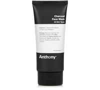 Anthony Jabón facial de carbón activado, desintoxica, revitaliza, rejuvenece y protege con café arábica, taurina y extractos marinos, cuidado de la piel sin sulfatos ni parabenos para hombres, 170 ml