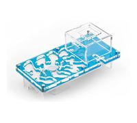 AntHouse - Hormiguero Acrílico Kit Educativo - Hormiguero con humidificador de Seta - Terrario deHormigas Ampliable - Incluye Deposito de Agua y Hormigas - Medidas (10x20x1,3 cm) - Color Azul