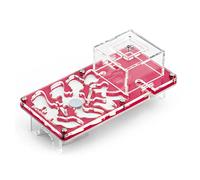 AntHouse - Hormiguero Acrílico Kit Educativo - Hormiguero con humidificador de Seta - Terrario deHormigas Ampliable - Incluye Deposito de Agua y Hormigas - Medidas (10x20x1,3 cm) - Color Rosa