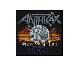 Anthrax - Parche de persistencia del tiempo, 10 cm x 10 cm