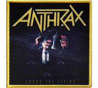 Anthrax - Parches Termoadhesivos Among The Living (Talla Única) (Amarillo, Negro)