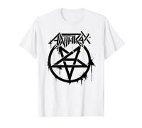 Anthrax Pentathrax Camiseta, Hombre, Blanco, 6XL