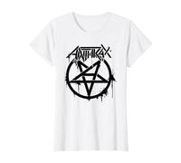 Anthrax Pentathrax Camiseta, Mujer, Blanco, L