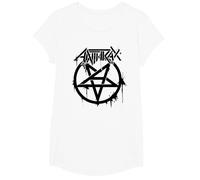 Anthrax Pentathrax Camiseta, Niñas, Blanco, S