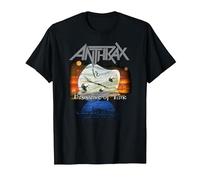 Anthrax Persistence of Time 30th Anniversary Camiseta, Hombre, Negro, 4XL
