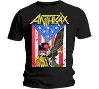 Anthrax - T-Shirt # M Black Unisex # Dread Eagle