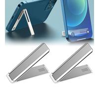 ANTHYTA 2PCS Mini Soporte Vertical y Horizontal para Teléfono Móvil Soporte Plegable para Teléfono Móvil Soporte Autoadhesivo Ajustable para Teléfono de Sobremesa Soporte para Tableta Compatible