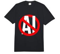 Anti AI Anti Machine Learning Di No a AI Stop AI Diseños de IA Comfort Colors Adult Heavyweight T-Shirt