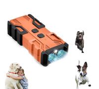Anti Barking Device for Dogs,2025 New Anti Barking Device for Dogs, Dog Bark Deterrent Device with Led Flashlight,Suitable for Training to Improve Bad Behavior (Orange-B)