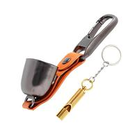 Anti Bear Bell - Iron, 1,38 x 5,51 in Bear Bell Horn and Audible | Alloy and Latss Outdoor Safety Bells, Animal Neck Cowbell for Hiking, Camping, Backpacking, Survival Trips, Mountain Adventures