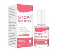 Anti Bite Liquid - 2.87 Inch Nail Bite Solution | 15ml Liquid Brush Applicator Țreatment - 48g Bottle with Built-In Brush for Easy Application Stop Nail Biting Habit at Home Travel Use