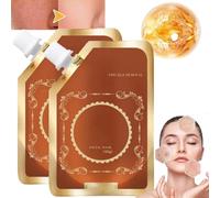 Anti-Blemish & Anti-Aging & Anti-Wrinkle Tear-Off Mask,Peel off Anti Wrinkle Face Mask,Freckle Removal Mask,Anti-Aging Gold Face Mask,Removes Blackheads,Moisturizing Skin (2 Pcs)
