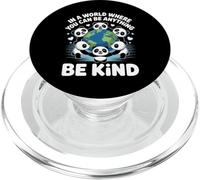 Anti-Bullying Be Kind Panda Conciencia Mundial de la Bondad PopSockets PopGrip para MagSafe