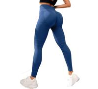 Anti Cellulite Leggings for Women, Suitable for Both Sports and Leisure, Perfectly Wrapping The Curves (Blue,XXL)