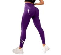 Anti Cellulite Leggings for Women, Suitable for Both Sports and Leisure, Perfectly Wrapping The Curves (Purple,XL)