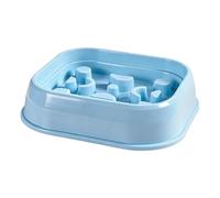 Anti choking Slow Feed, Feeding Dog Bowl, Non Slip Stable Base, Nonslip Puzzle Cat Dish with Puzzle Dog Slow Feeder Bowl for Small Medium Large Puppy Travel 9.45x8.66in