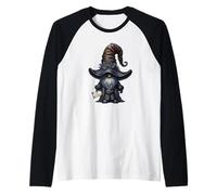 Anti Christmas GNOME Graphic For Women and Men Bah Humbug Camiseta Manga Raglan
