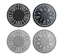 Anti Clog Shower, Protector de Drenaje, Pelo Catcher Design Fits Standard Drens, Rust Resistant Ideal para baño, Kitchen, Laundry, 5,51 x 5,51 x 0,63 Pulgadas