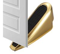 Anti-Collision Door Jammer, No-Punch Door Holder, 5.35x0.71x2.76 Inches Anti Slip Windproof Stopper, Thickened Retainer Block, Compact Size, Ideal for Metal Doors, Home Entryway