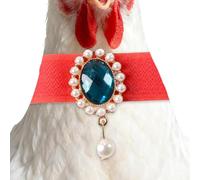 Anti Crow Rooster Collar, Noise Prevention Neckband, Adjustable Harness with Safety Lock, Nylon Poultry Training Strap with Comfort Fit, Farm Backyard Coop Accessories, Nighttime Residential Area